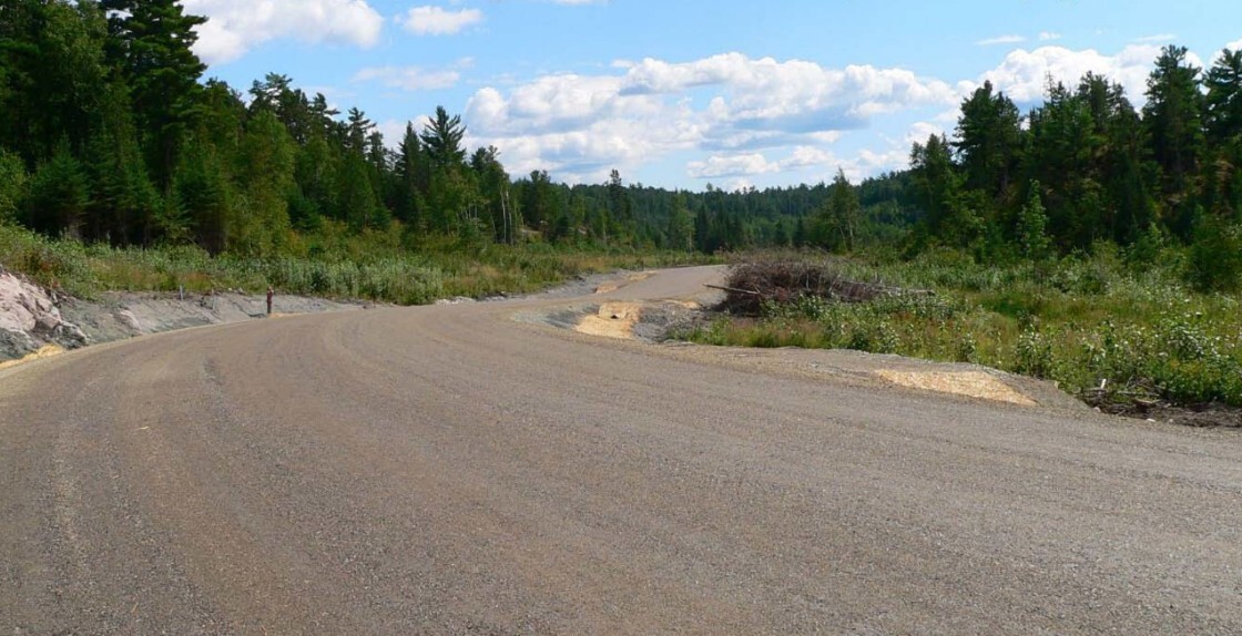 T-PRO® stabilized aggregate road — TerraValor Solutions project