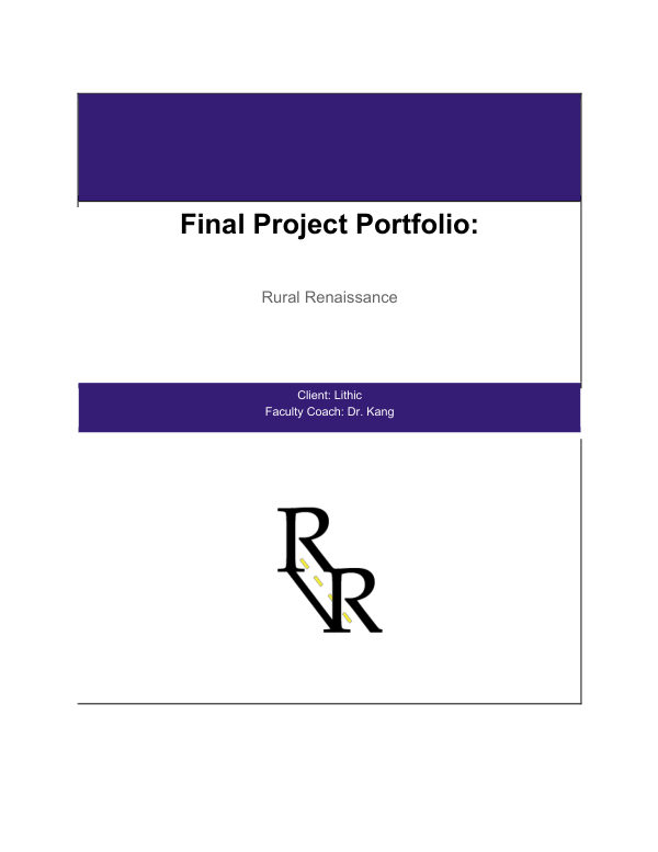 ACU project portfolio PDF preview