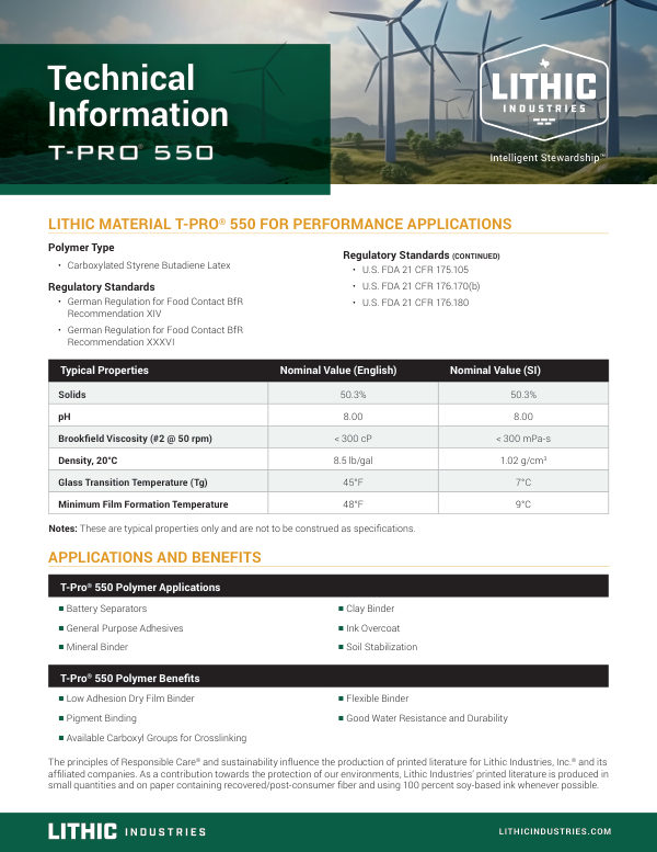 Technical spec sheet PDF preview